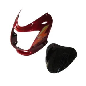 Headlight Visor With Glass Fit For Bajaj Caliber 115 Flame Red product image