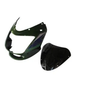 Headlight Visor With Glass Fit For Bajaj Caliber 115 Hb Green product image