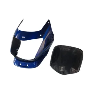 Headlight Visor With Glass Fit For Bajaj Platina 125cc Plasma Blue product image