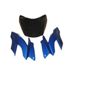 Headlight Visor With Glass Fit For TVS Apache Rtr 160 180 Cc Ap Matte Blue