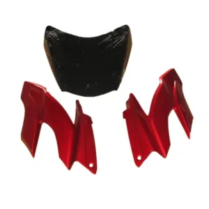 Headlight Visor With Glass Fit For TVS Apache Rtr 160 180 Cc New Model Ap Red