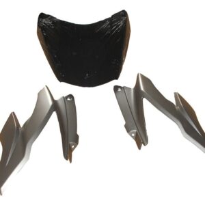 Headlight Visor With Glass Fit For TVS Apache Rtr 160 180 Cc New Model Matte Titanium Grey