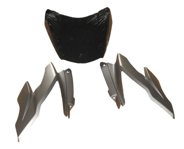 Headlight Visor With Glass Fit For TVS Apache Rtr 160 180 Cc New Model Matte Titanium Grey