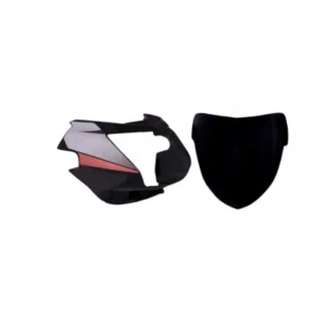 Headlight Visor With Glass Fit For TVS Starcity Old Model Black