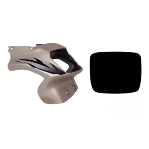 Headlight Visor with Glass Fit For TVS Victor Gl New Model Vet Golden