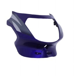 Headlight Visor With Glass Fit For TVS Victor Glx Excellent Blue