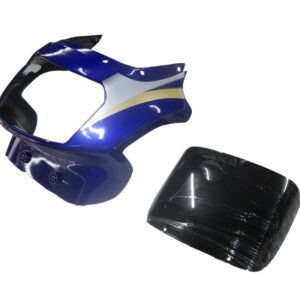 Headlight Visor With Glass Fit For TVS Victor Gx Excellent Blue
