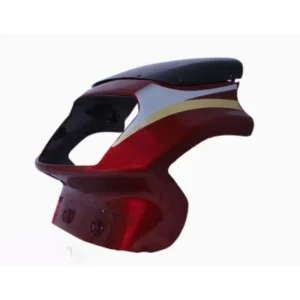 Headlight Visor With Glass Fit For TVS Victor Gx Flame Red