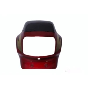 Headlight Visor With Glass Fit For TVS Victor Old Model Flame Red