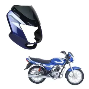 Ct 100 Headlight Visor blue