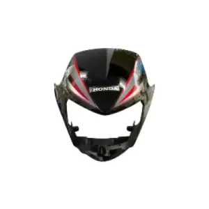 Honda Headlight Visor black And Red