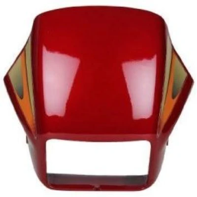 Head Light Mask for Hero Splendor New Model Red
