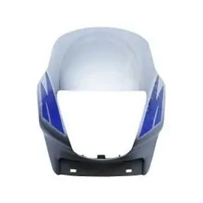 Head Light Mask for Hero Passion Plus Lite Silver blue