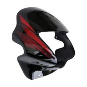 Head Light Mask for Hero Passion Plus A w Bk red