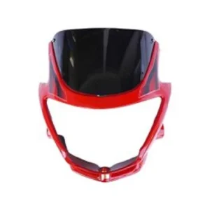 Head Light Mask for Hero Glamour New Model S red
