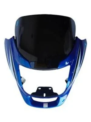 Head Light Mask for Hero Super Splendor Latest V blue