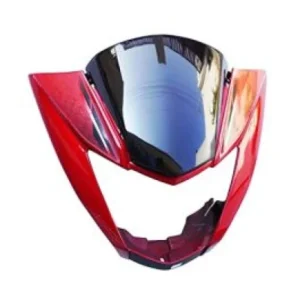 Head Light Mask for Hero Glamour Fit 7 S red