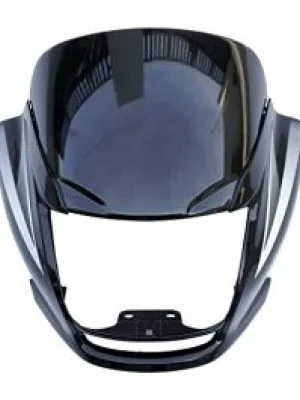 Head Light Mask for Hero Super Splendor 2018 Bk grey