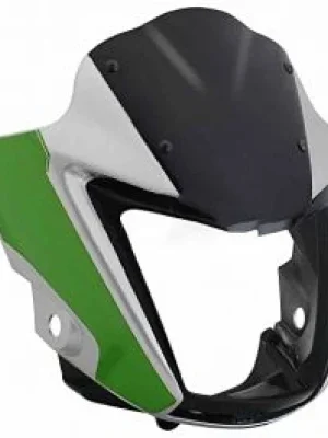 Head Light Mask for Hero Splendor Ismrt P green