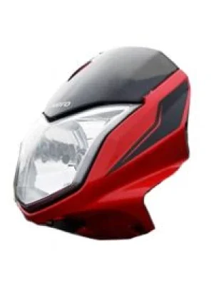 Head Light Mask for Hero Splendor Ismrt Bk red