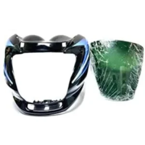 Head Light Mask for Hero Splendor Ismrt New Model 110cc Grey silver