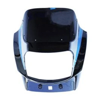 Head Light Mask for TVS Victor Gx Bk blue