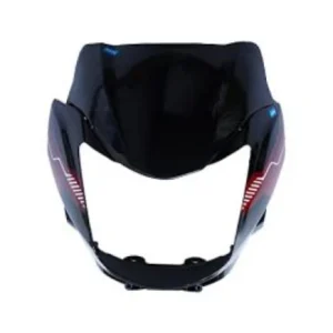 Head Light Mask for TVS Phoenix Bk red