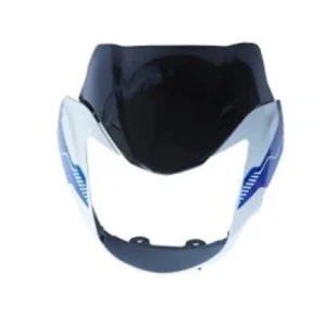 Head Light Mask for TVS Phoenix White blue