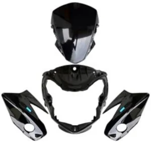 Head Light Visor Mask Honda Levo Black