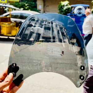 Original Heavy Premium Quality Small Winshield For All Hunter Black Colour product image