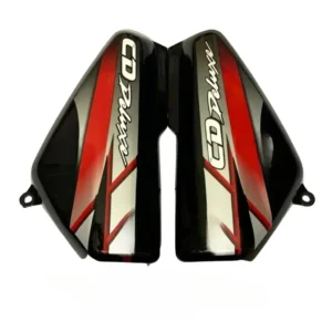 Side Panel For Hero Cd 100 Deluxe 2008 Model Type2 Sticker Black Red Colour