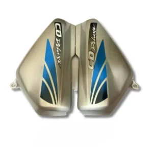 Side Panel For Hero Cd 100 Deluxe 2008 Model Type2 Sticker Silver Blue Colour