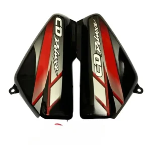 Side Panel For Hero Cd 100 Deluxe 2010 Model Type3 Sticker Black Red Colour
