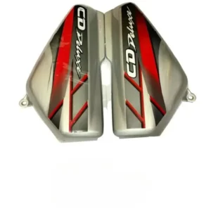 Side Panel For Hero Cd 100 Deluxe 2010 Model Type3 Sticker Silver Red Colour