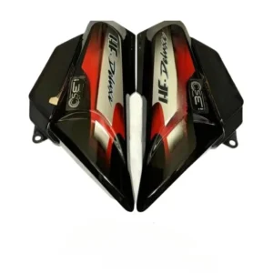 Side Panel For Hero Cd 100 Deluxe Hf 100 Deluxe 2016 Model Type1 Black Red Colour