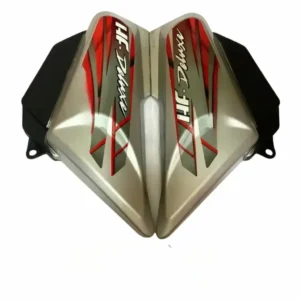 Side Panel For Hero Cd 100 Deluxe Hf 100 Deluxe 2016 Model Type1 Silver Red Colour