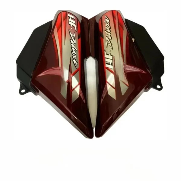 Side Panel For Hero Cd 100 Deluxe Hf 100 Deluxe 2016 Model Type1 Wine Red Colour
