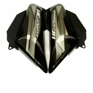 Side Panel For Hero Cd 100 Deluxe Hf 100 Deluxe 2019 Model Type2 Black Silver Colour