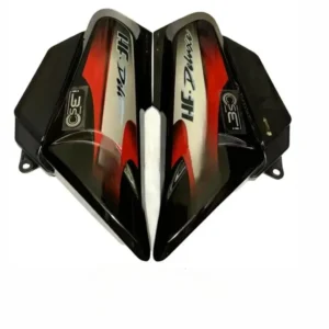 Side Panel For Hero Cd 100 Deluxe Hf 100 Deluxe Bs6 Model Black Silver Colour