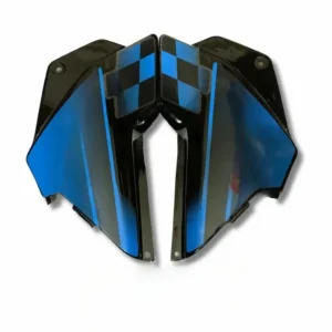 Side Panel For Hero Glamour New Model Type1 Black Blue Colour