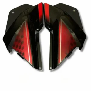 Side Panel For Hero Glamour New Model Type1 Black Red Colour