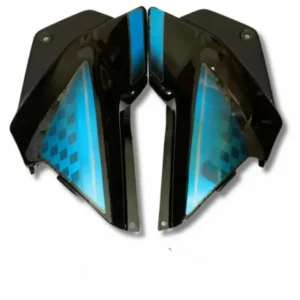 Side Panel For Hero Glamour Type 2 Type7 Sticker Black Blue Colour