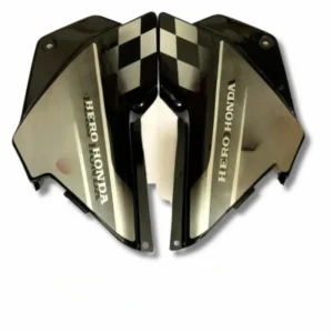 Side Panel For Hero Glamour Type1 New Model Black Silver Colour