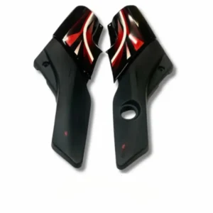 Side Panel For Hero Passion 2016 Model Set Of 4 Black Red Colour product image