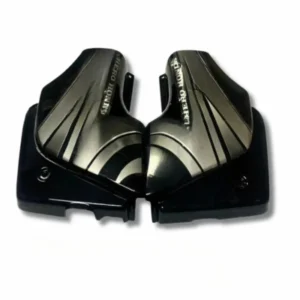 Side Panel For Hero Passion Alloy Wheel Black Silver Colour