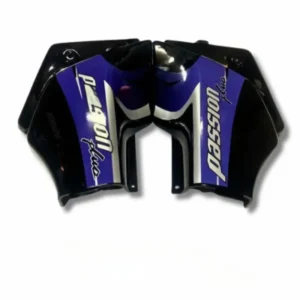 Side Panel For Hero Passion Plus Black Blue Colour