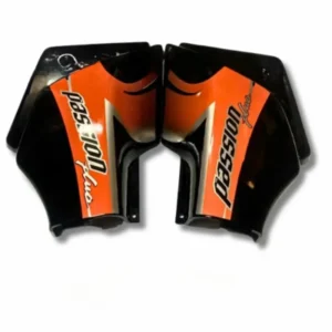 Side Panel For Hero Passion Plus Black Orange Colour