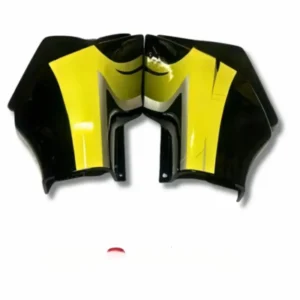 Side Panel For Hero Passion Plus Black Yellow Colour