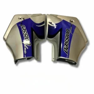 Side Panel For Hero Passion Plus Silver Blue Colour