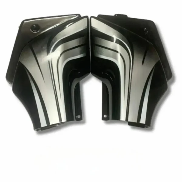 Side Panel For Hero Passion Pro Digital Model Black Silver Colour